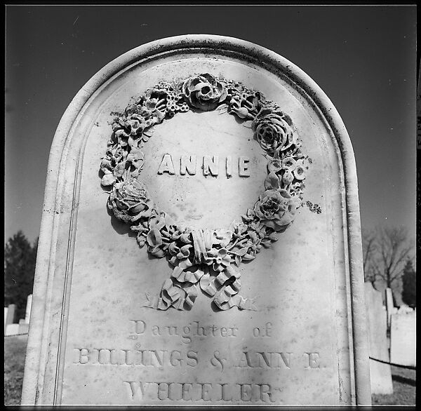 [103 Portraits, Views, and Studies: Jane Mayall, Victorian Seaside Architecture Possibly at Cape May, New Jersey, and Cemetery Scenes and Gravestone Studies], Walker Evans (American, St. Louis, Missouri 1903–1975 New Haven, Connecticut), Film negative