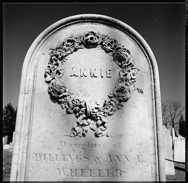 [103 Portraits, Views, and Studies: Jane Mayall, Victorian Seaside Architecture Possibly at Cape May, New Jersey, and Cemetery Scenes and Gravestone Studies], Walker Evans (American, St. Louis, Missouri 1903–1975 New Haven, Connecticut), Film negative
