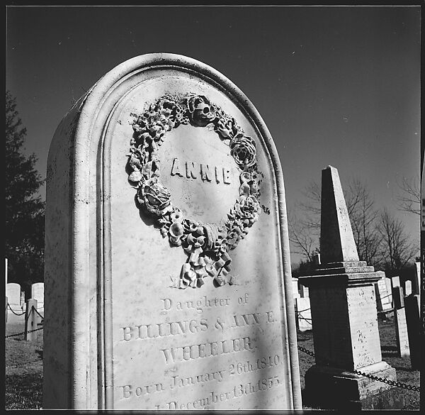 [103 Portraits, Views, and Studies: Jane Mayall, Victorian Seaside Architecture Possibly at Cape May, New Jersey, and Cemetery Scenes and Gravestone Studies], Walker Evans (American, St. Louis, Missouri 1903–1975 New Haven, Connecticut), Film negative
