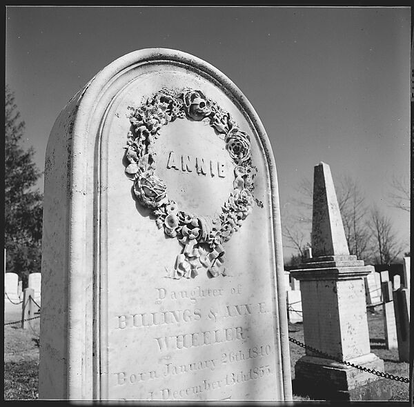 [103 Portraits, Views, and Studies: Jane Mayall, Victorian Seaside Architecture Possibly at Cape May, New Jersey, and Cemetery Scenes and Gravestone Studies], Walker Evans (American, St. Louis, Missouri 1903–1975 New Haven, Connecticut), Film negative