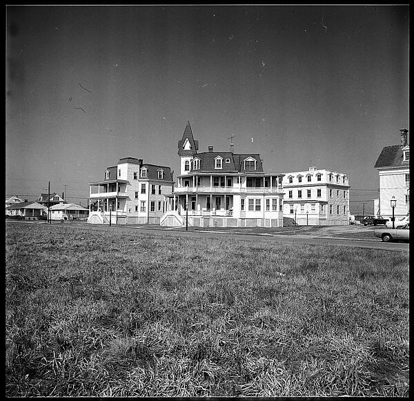 [103 Portraits, Views, and Studies: Jane Mayall, Victorian Seaside Architecture Possibly at Cape May, New Jersey, and Cemetery Scenes and Gravestone Studies], Walker Evans (American, St. Louis, Missouri 1903–1975 New Haven, Connecticut), Film negative