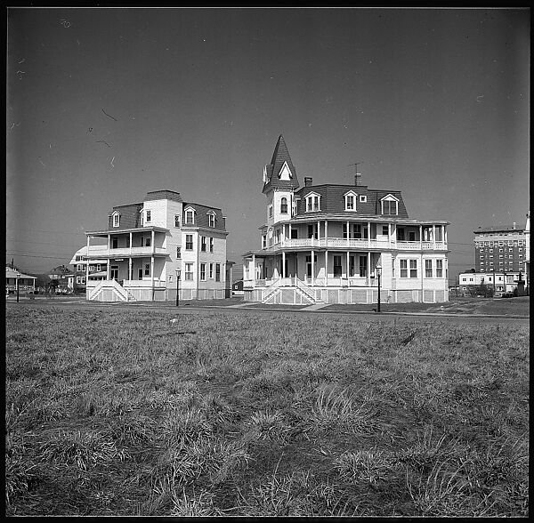 [103 Portraits, Views, and Studies: Jane Mayall, Victorian Seaside Architecture Possibly at Cape May, New Jersey, and Cemetery Scenes and Gravestone Studies], Walker Evans (American, St. Louis, Missouri 1903–1975 New Haven, Connecticut), Film negative