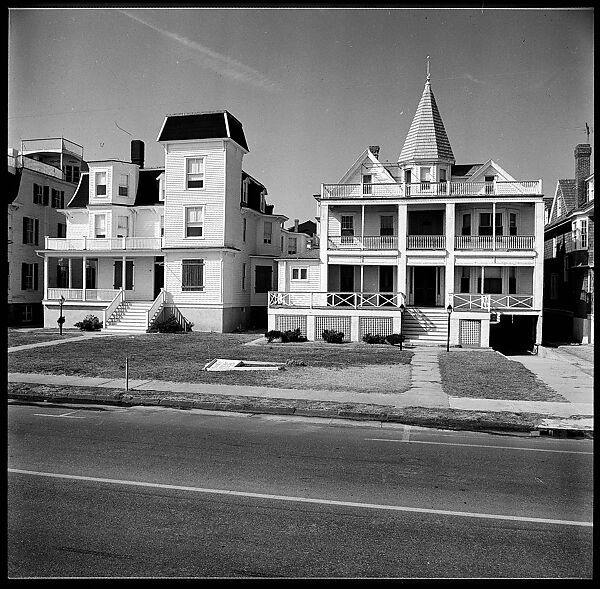 [103 Portraits, Views, and Studies: Jane Mayall, Victorian Seaside Architecture Possibly at Cape May, New Jersey, and Cemetery Scenes and Gravestone Studies], Walker Evans (American, St. Louis, Missouri 1903–1975 New Haven, Connecticut), Film negative