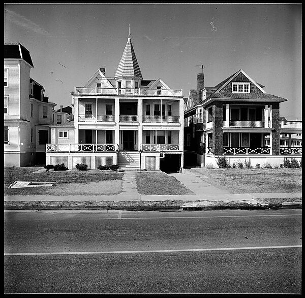 [103 Portraits, Views, and Studies: Jane Mayall, Victorian Seaside Architecture Possibly at Cape May, New Jersey, and Cemetery Scenes and Gravestone Studies], Walker Evans (American, St. Louis, Missouri 1903–1975 New Haven, Connecticut), Film negative