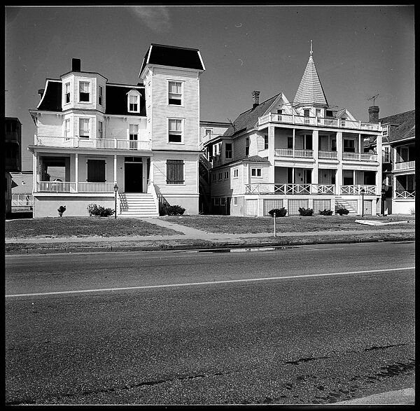 [103 Portraits, Views, and Studies: Jane Mayall, Victorian Seaside Architecture Possibly at Cape May, New Jersey, and Cemetery Scenes and Gravestone Studies], Walker Evans (American, St. Louis, Missouri 1903–1975 New Haven, Connecticut), Film negative