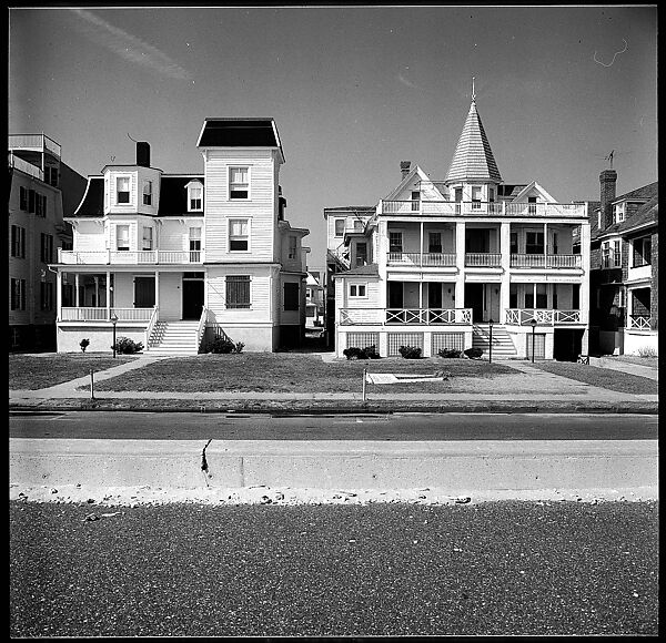 [103 Portraits, Views, and Studies: Jane Mayall, Victorian Seaside Architecture Possibly at Cape May, New Jersey, and Cemetery Scenes and Gravestone Studies], Walker Evans (American, St. Louis, Missouri 1903–1975 New Haven, Connecticut), Film negative