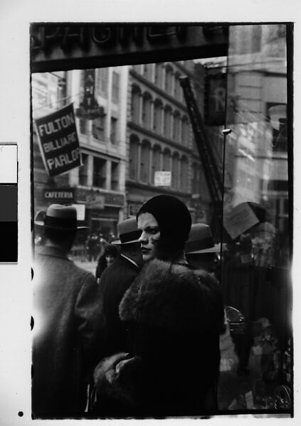 Walker Evans | [Pedestrians, Fulton Street, New York City] | The ...