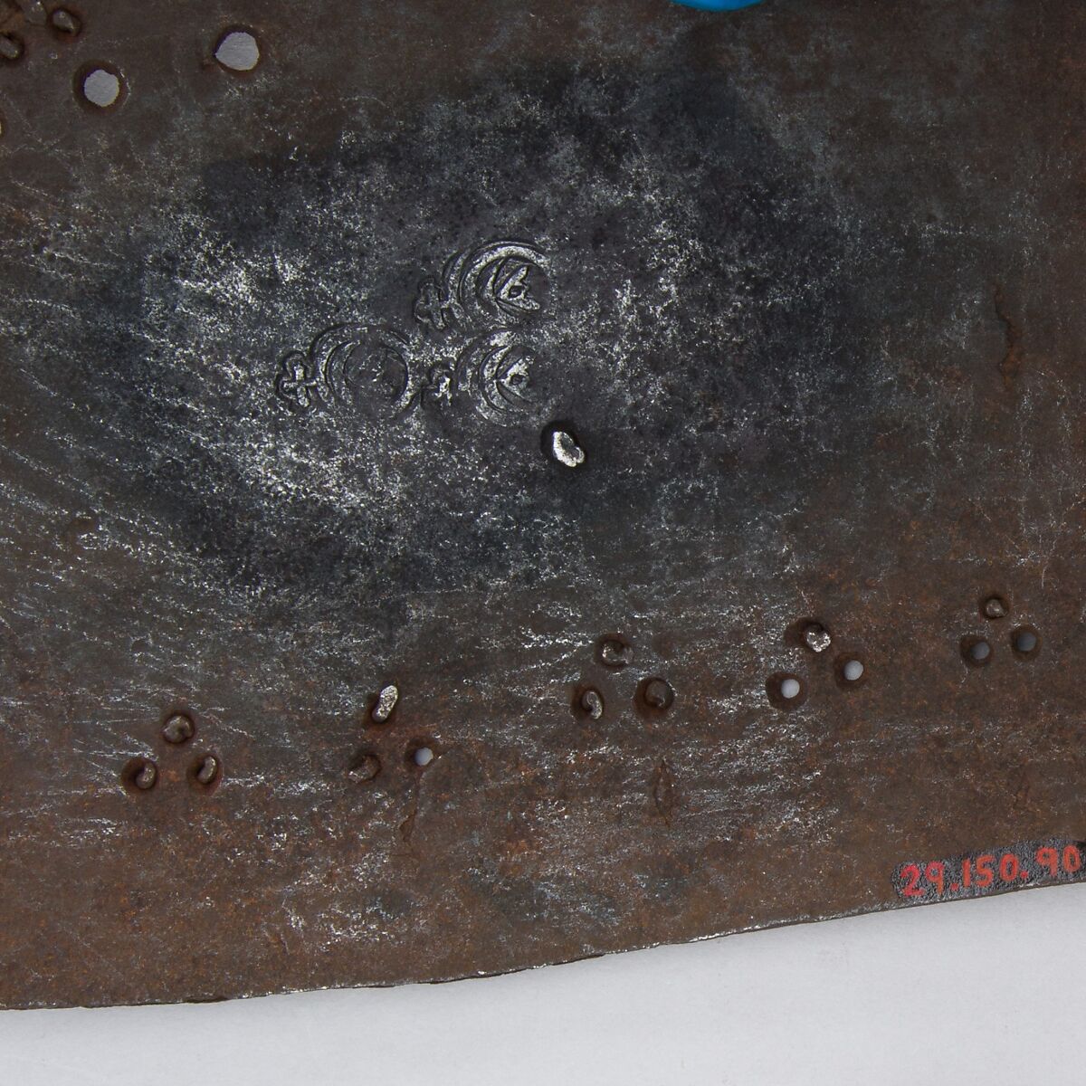 Brigandine Plate, Iron alloy, copper alloy, textile (hemp), Italian