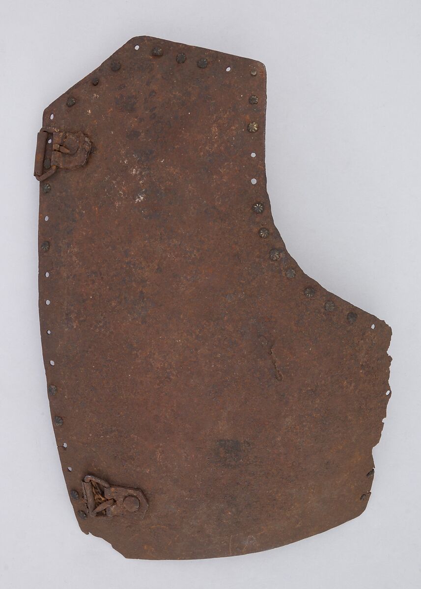 Brigandine Plate, Iron alloy, copper alloy, textile (hemp), Italian 