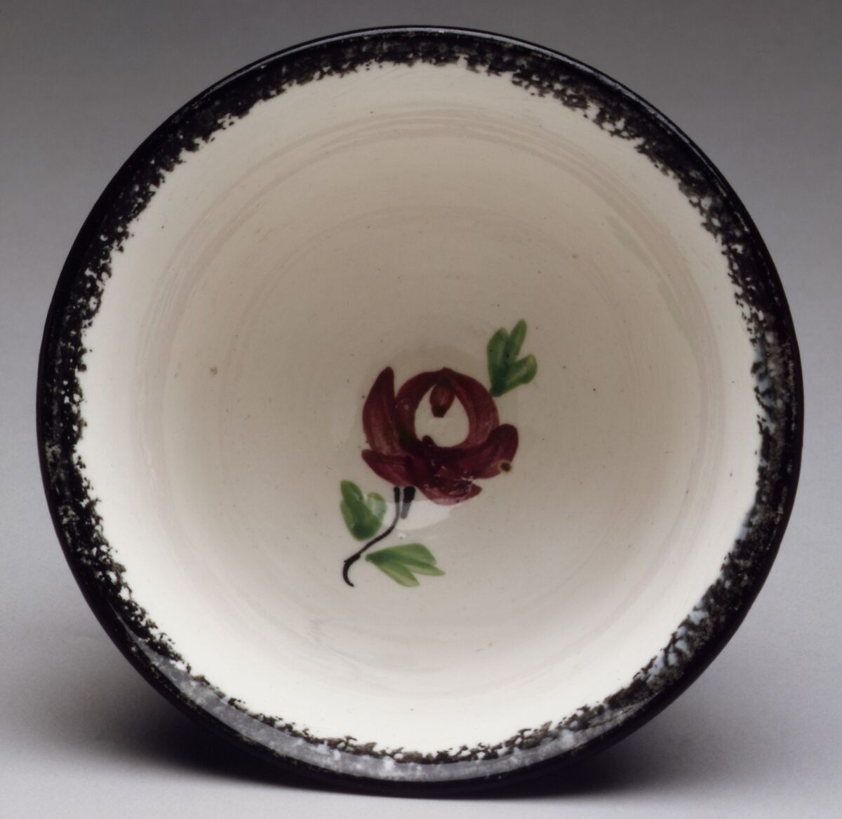 Cup, Earthenware, spatterware, British