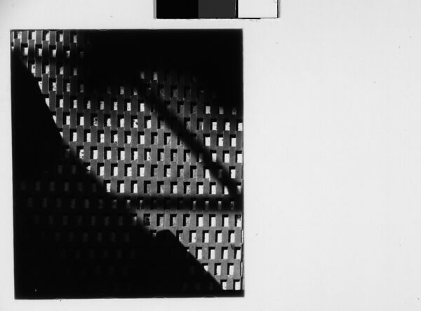 [Three 35mm Film Frames: Abstraction of Shadows and Light on Doorway and Mat, New York City], Walker Evans (American, St. Louis, Missouri 1903–1975 New Haven, Connecticut), Film negative
