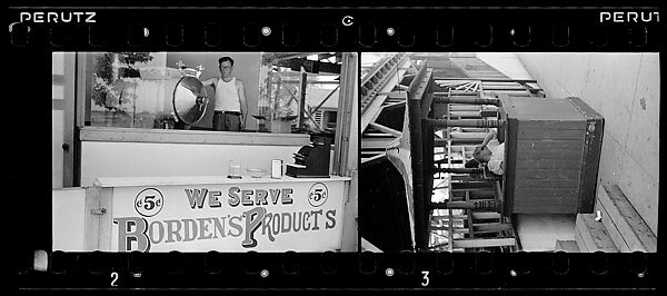 [Two 35mm Film Frames: Amusement Park], Walker Evans (American, St. Louis, Missouri 1903–1975 New Haven, Connecticut), Film negative