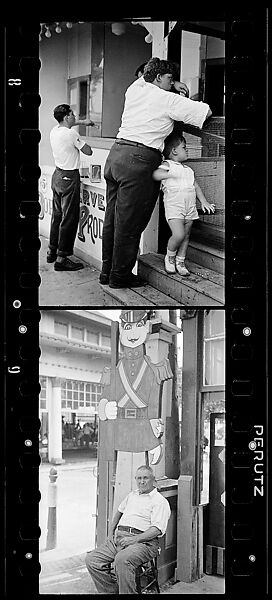 [Two 35mm Film Frames: Amusement Park], Walker Evans (American, St. Louis, Missouri 1903–1975 New Haven, Connecticut), Film negative