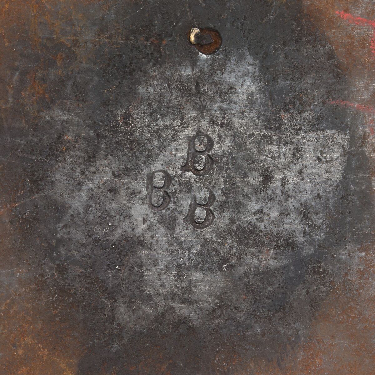 Brigandine Plate, Iron alloy, copper alloy, Italian