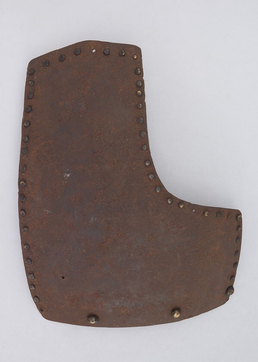 Brigandine Plate, Iron alloy, copper alloy, Italian 