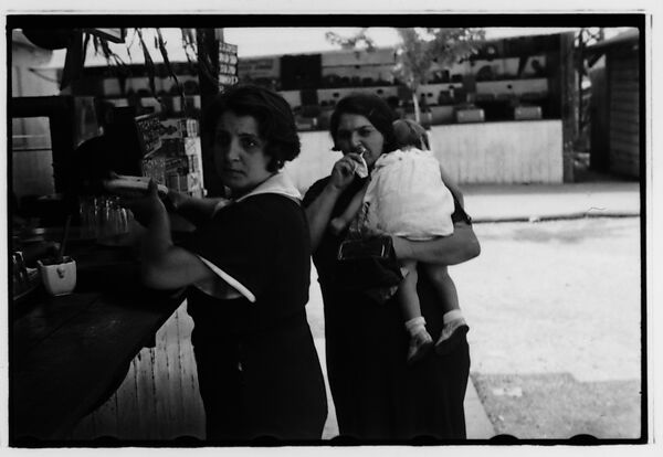 [Two 35mm Film Frames: Women and Children at Amusement Park Food Stand], Walker Evans (American, St. Louis, Missouri 1903–1975 New Haven, Connecticut), Film negative 