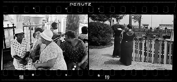 [Two 35mm Film Frames: Amusement Park], Walker Evans (American, St. Louis, Missouri 1903–1975 New Haven, Connecticut), Film negative