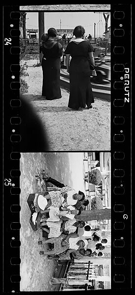 [Two 35mm Film Frames: Amusement Park], Walker Evans (American, St. Louis, Missouri 1903–1975 New Haven, Connecticut), Film negative