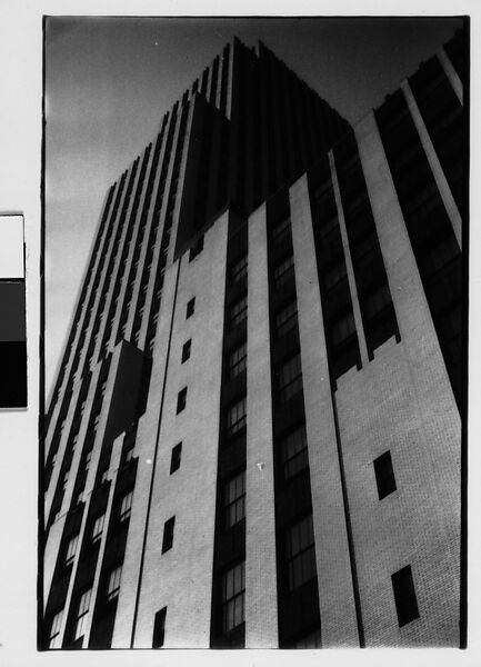 [Three 35mm Film Frames: Step-Back Building, New York City], Walker Evans (American, St. Louis, Missouri 1903–1975 New Haven, Connecticut), Film negative