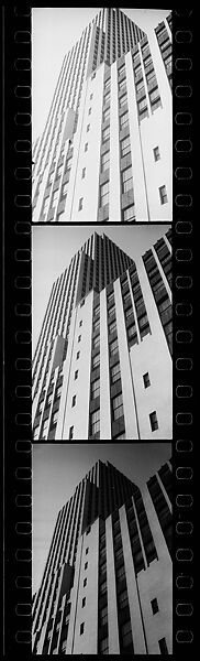 [Three 35mm Film Frames: Step-Back Building, New York City], Walker Evans (American, St. Louis, Missouri 1903–1975 New Haven, Connecticut), Film negative