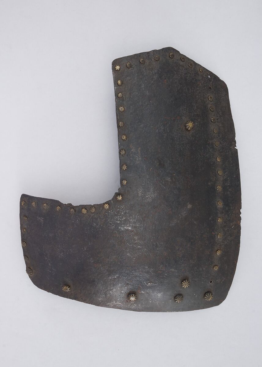 Brigandine Plate, Iron alloy, copper alloy, Italian 