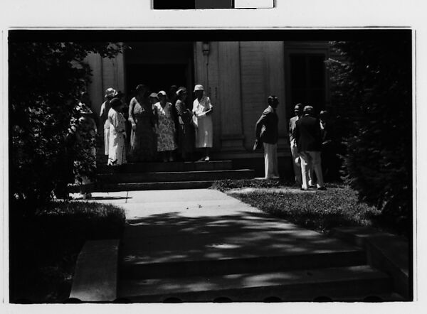 [Two 35mm Film Frames: People Leaving Church, Probably Vicinity Danbury, Connecticut], Walker Evans (American, St. Louis, Missouri 1903–1975 New Haven, Connecticut), Film negative 