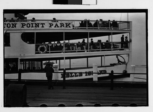 [Two 35mm Film Frames: Croton Point Park Steamboat, Between Harmon and Ossining, New York], Walker Evans (American, St. Louis, Missouri 1903–1975 New Haven, Connecticut), Film negative 