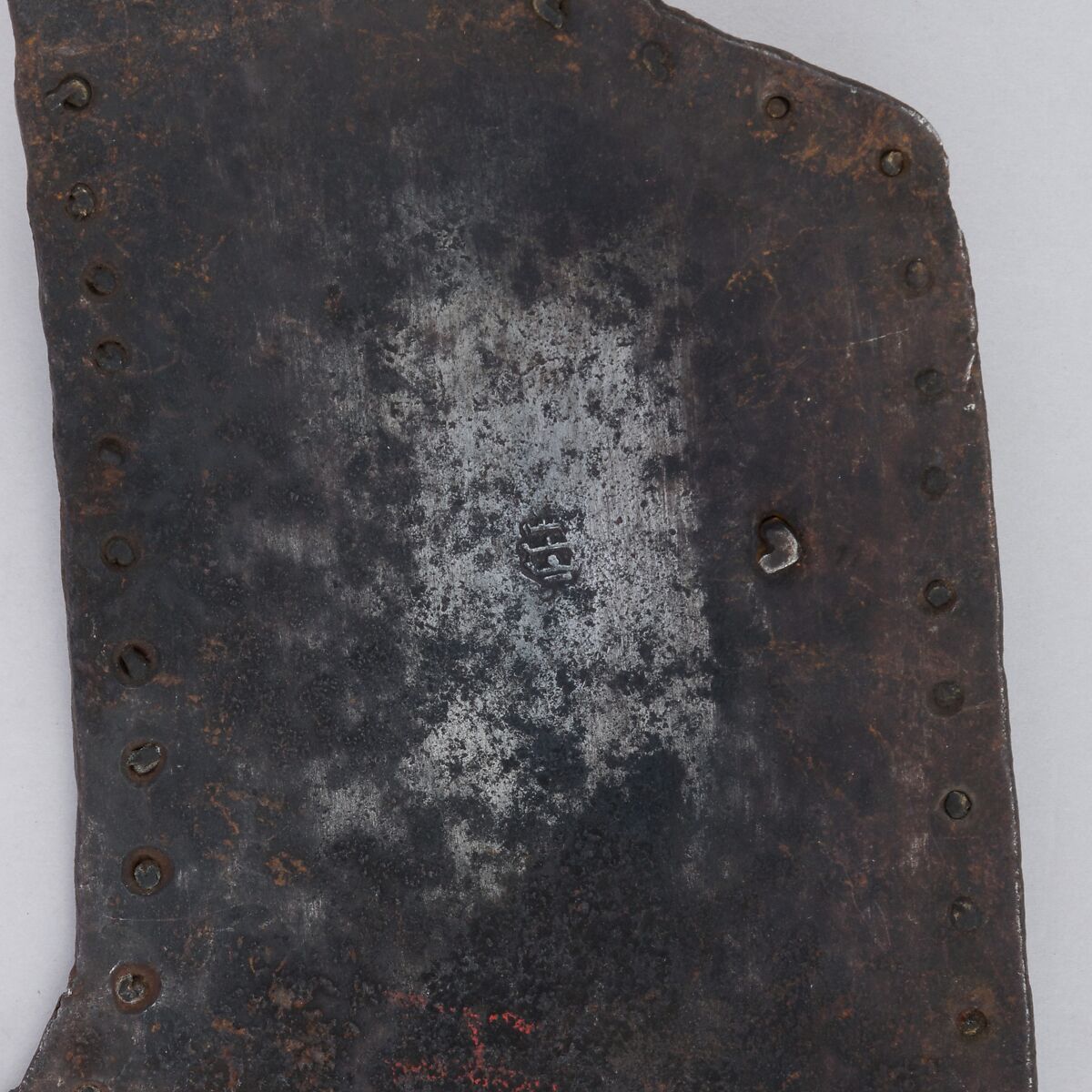 Brigandine Plate, Iron alloy, copper alloy, Italian