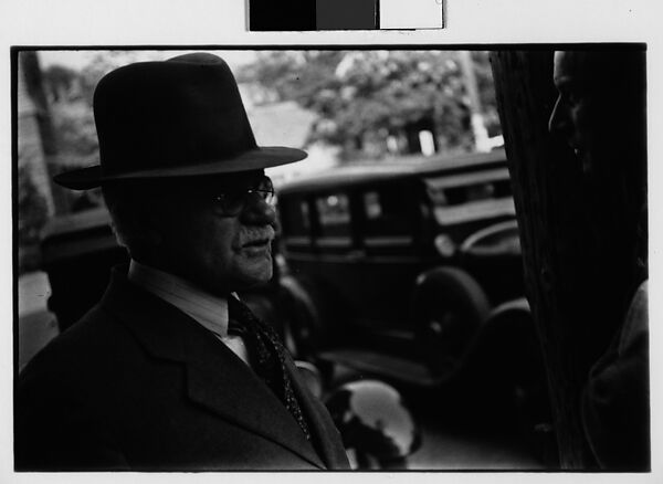 [Two 35mm Film Frames: Man Wearing Hat with Car in Background], Walker Evans (American, St. Louis, Missouri 1903–1975 New Haven, Connecticut), Film negative