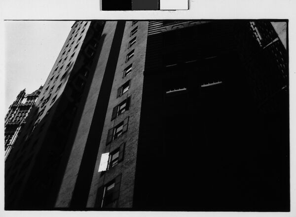 [Three 35mm Film Frames: Chrysler Building Construction Site, From Below, New York City], Walker Evans (American, St. Louis, Missouri 1903–1975 New Haven, Connecticut), Film negative
