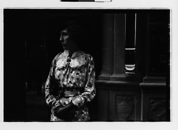 [One 35mm Film Frame: Woman in Doorway, New York City], Walker Evans (American, St. Louis, Missouri 1903–1975 New Haven, Connecticut), Film negative 