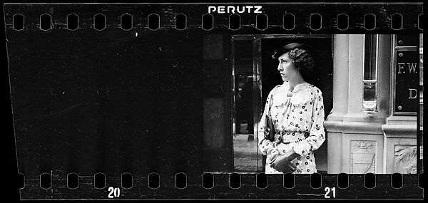 [One 35mm Film Frame: Woman in Doorway, New York City], Walker Evans (American, St. Louis, Missouri 1903–1975 New Haven, Connecticut), Film negative