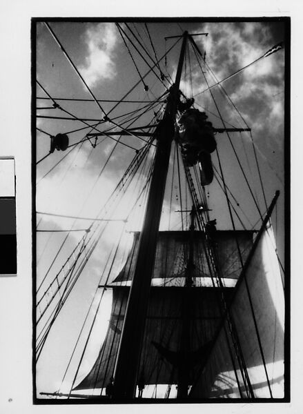 [Three 35mm Film Frames: South Seas: Cressida Sails, Mast, and Rigging], Walker Evans (American, St. Louis, Missouri 1903–1975 New Haven, Connecticut), Film negative 