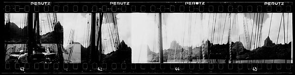 [Four 35mm Film Frames: South Seas: Cressida and Coastline], Walker Evans (American, St. Louis, Missouri 1903–1975 New Haven, Connecticut), Film negative