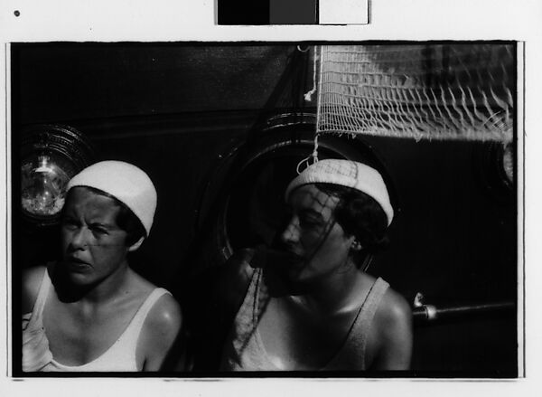 [Three 35mm Film Frames: South Seas: Polly Campbell and Isabelle Jennings Aboard the Cressida], Walker Evans (American, St. Louis, Missouri 1903–1975 New Haven, Connecticut), Film negative 