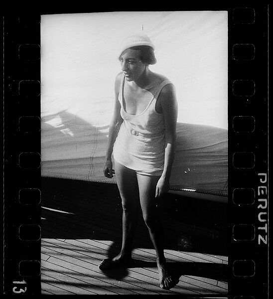 [One 35mm Film Frame: South Seas: Isabelle Jennings Aboard the Cressida], Walker Evans (American, St. Louis, Missouri 1903–1975 New Haven, Connecticut), Film negative