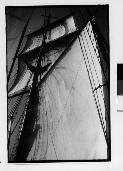 [Three 35mm Film Frames: South Seas: Cressida Sails, Mast, and Rigging], Walker Evans (American, St. Louis, Missouri 1903–1975 New Haven, Connecticut), Film negative 