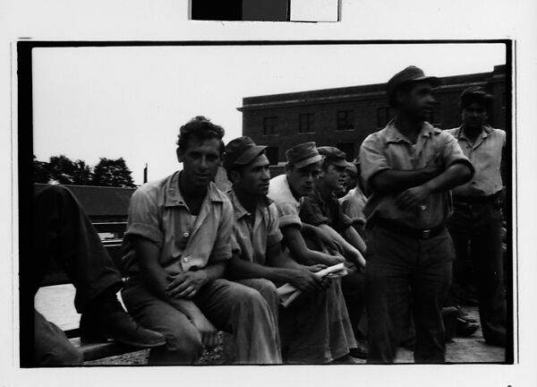 [Two 35mm Film Frames: Riker's Island, New York City?], Ben Shahn (American (born Lithuania), Kaunas 1898–1969 New York), Film negative