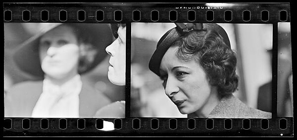 [Two 35mm Film Frames: Woman on Street], Walker Evans (American, St. Louis, Missouri 1903–1975 New Haven, Connecticut), Film negative