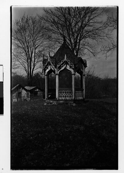 [Two 35mm Film Frames: Folk Victorian Gazebo and Farmhouse, Near Ossining, New York], Walker Evans (American, St. Louis, Missouri 1903–1975 New Haven, Connecticut), Film negative 