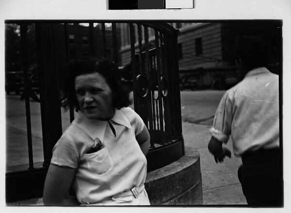 [Two 35mm Film Frames: Woman Standing on Street], Walker Evans (American, St. Louis, Missouri 1903–1975 New Haven, Connecticut), Film negative 