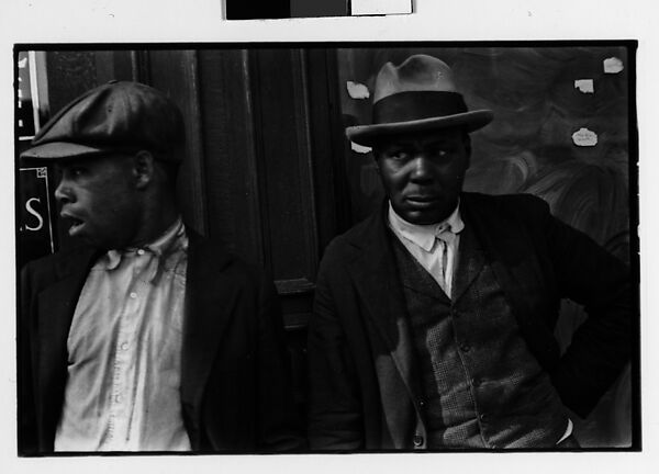 [Two 35mm Film Frames: Two Men on Street], Walker Evans (American, St. Louis, Missouri 1903–1975 New Haven, Connecticut), Film negative 