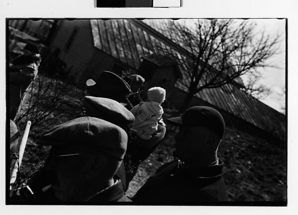 [Three 35mm Film Frames: Outdoor Country Auction], Walker Evans (American, St. Louis, Missouri 1903–1975 New Haven, Connecticut), Film negative