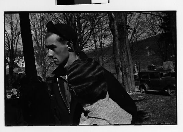 [Three 35mm Film Frames: Young Man and Woman at Outdoor Country Auction], Walker Evans (American, St. Louis, Missouri 1903–1975 New Haven, Connecticut), Film negative