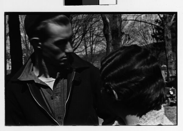 [Three 35mm Film Frames: Young Man and Woman at Outdoor Country Auction], Walker Evans (American, St. Louis, Missouri 1903–1975 New Haven, Connecticut), Film negative