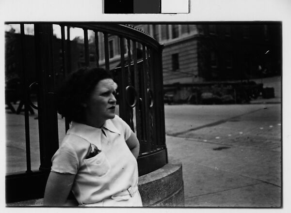 [Two 35mm Film Frames: Woman Standing on Street], Walker Evans (American, St. Louis, Missouri 1903–1975 New Haven, Connecticut), Film negative 