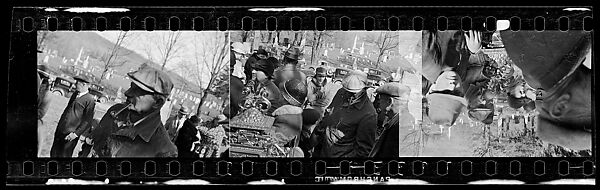 [Three 35mm Film Frames: Outdoor Country Auction], Walker Evans (American, St. Louis, Missouri 1903–1975 New Haven, Connecticut), Film negative