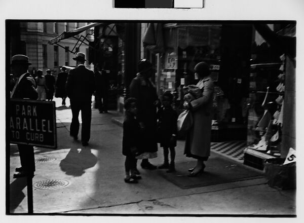 [Two 35mm Film Frames: Pedestrians on Sidewalk], Walker Evans (American, St. Louis, Missouri 1903–1975 New Haven, Connecticut), Film negative