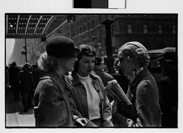 [Two 35mm Film Frames: Three Women on Street, New York City?], Walker Evans (American, St. Louis, Missouri 1903–1975 New Haven, Connecticut), Film negative 