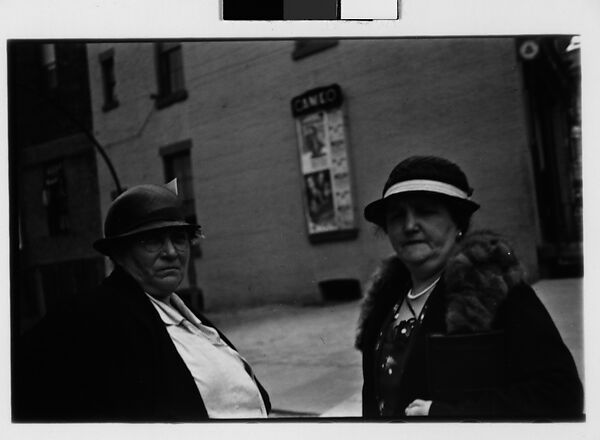 [Two 35mm Film Frames: Two Women in Conversation on Street, Ossining, New York], Walker Evans (American, St. Louis, Missouri 1903–1975 New Haven, Connecticut), Film negative